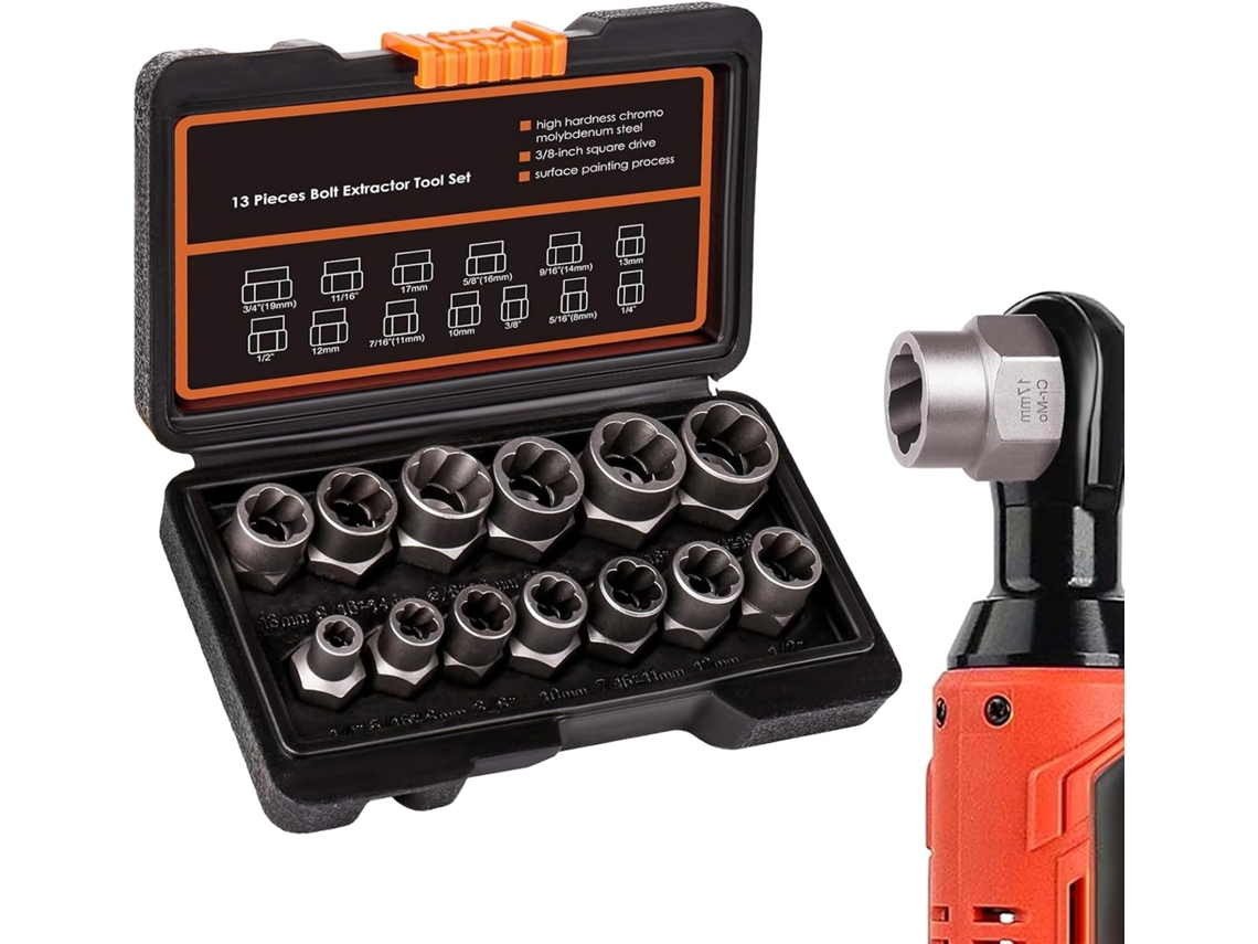 Juego De Extractores De Pernos, Herramientas Manuales Para Pernos Dañados, Extractores De Tornillos
