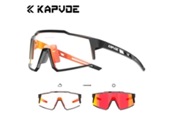 Gafas De Sol Fotocromáticas Para Ciclismo, Gafas De Sol Para Deportes Al Aire Libre Que Cambian De Color A Rojo Y Azul, Gafas Estilo Harley.