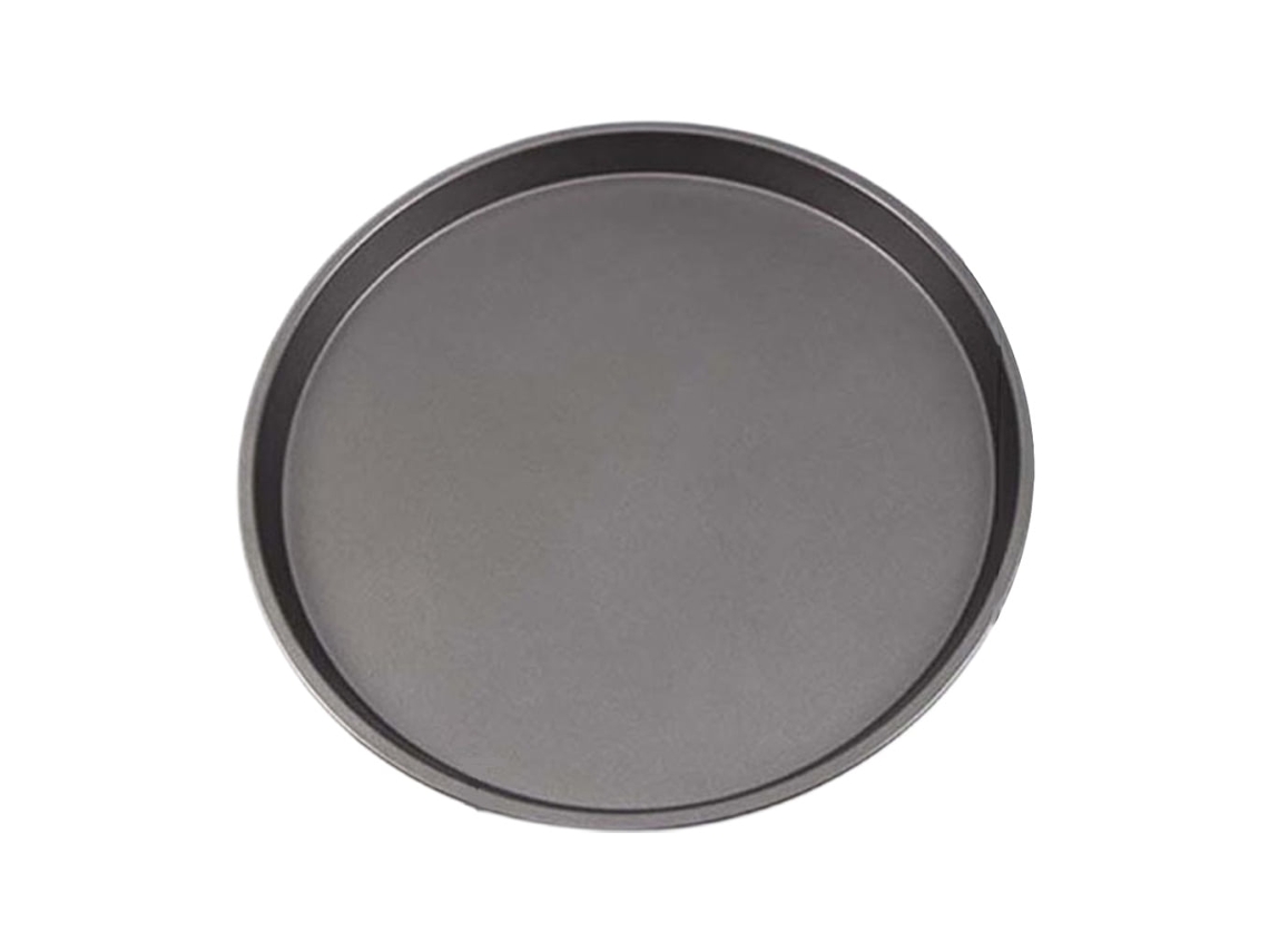 Bandeja Reutilizable Para Hornear Pizza, De Acero Al Carbono, Redonda Y Duradera, Con Superficie Antiadherente Apta Para Horno, Resistente A Altas Tem