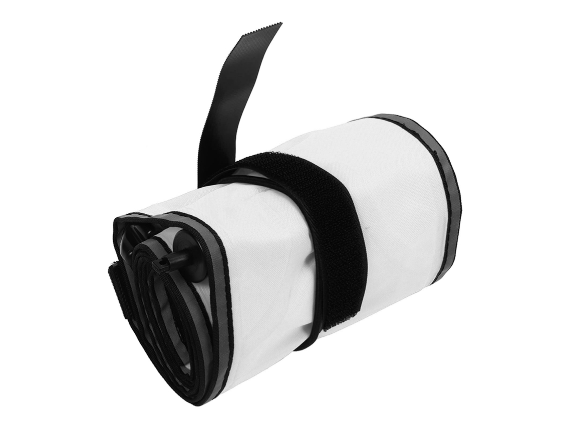 Marcador De Superficie Para Buceo Con Diseño De Tiburón Martillo, Inflable, Seguro, De Nailon Blanco.