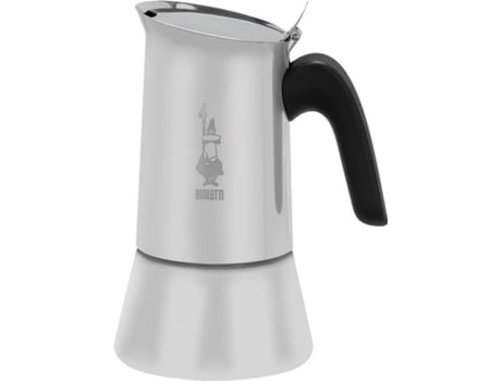 Bialetti Nueva Venus induction cafetera espresso con placa de acero inoxidable adecuada para todas las fuentes calor 6 tazas aluminio