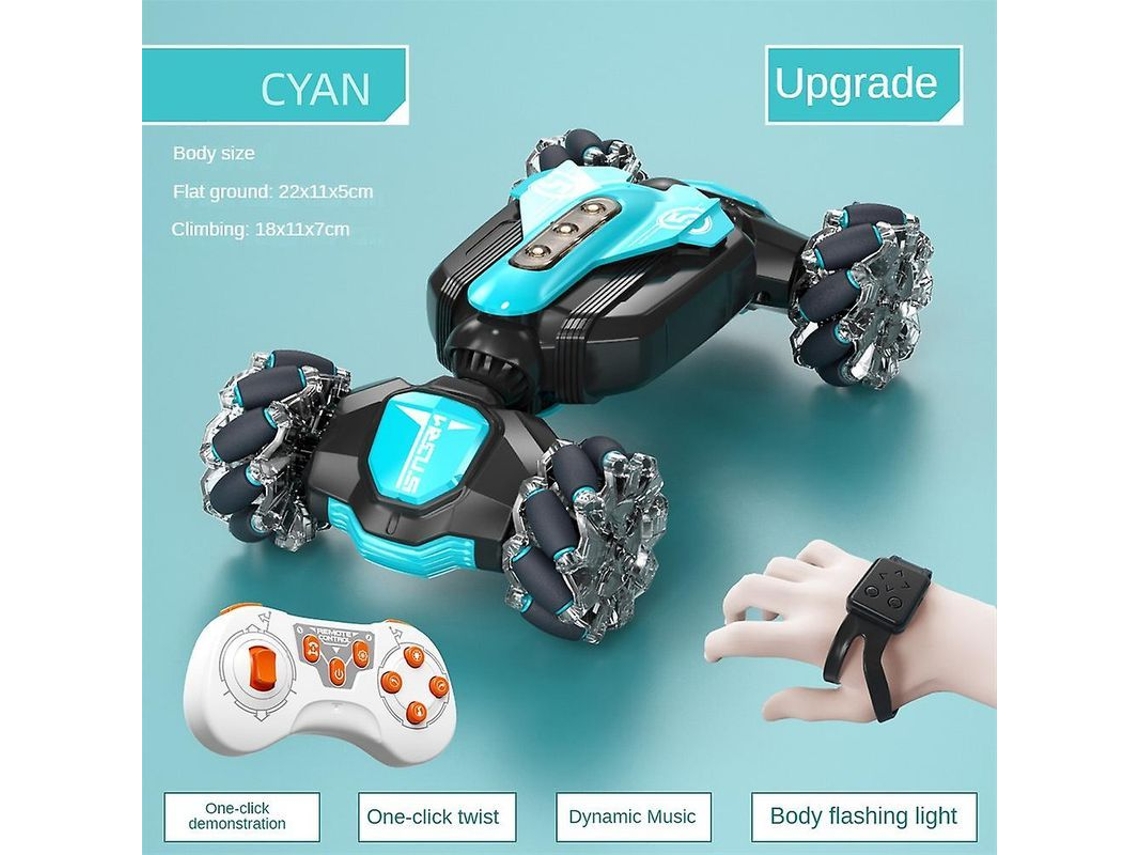 2026-coche Rc Orbi 2024: Coche De Stunt Con Sensor De Gestos, Control Remoto 2.4g Y Luz, Regalo De Navidad