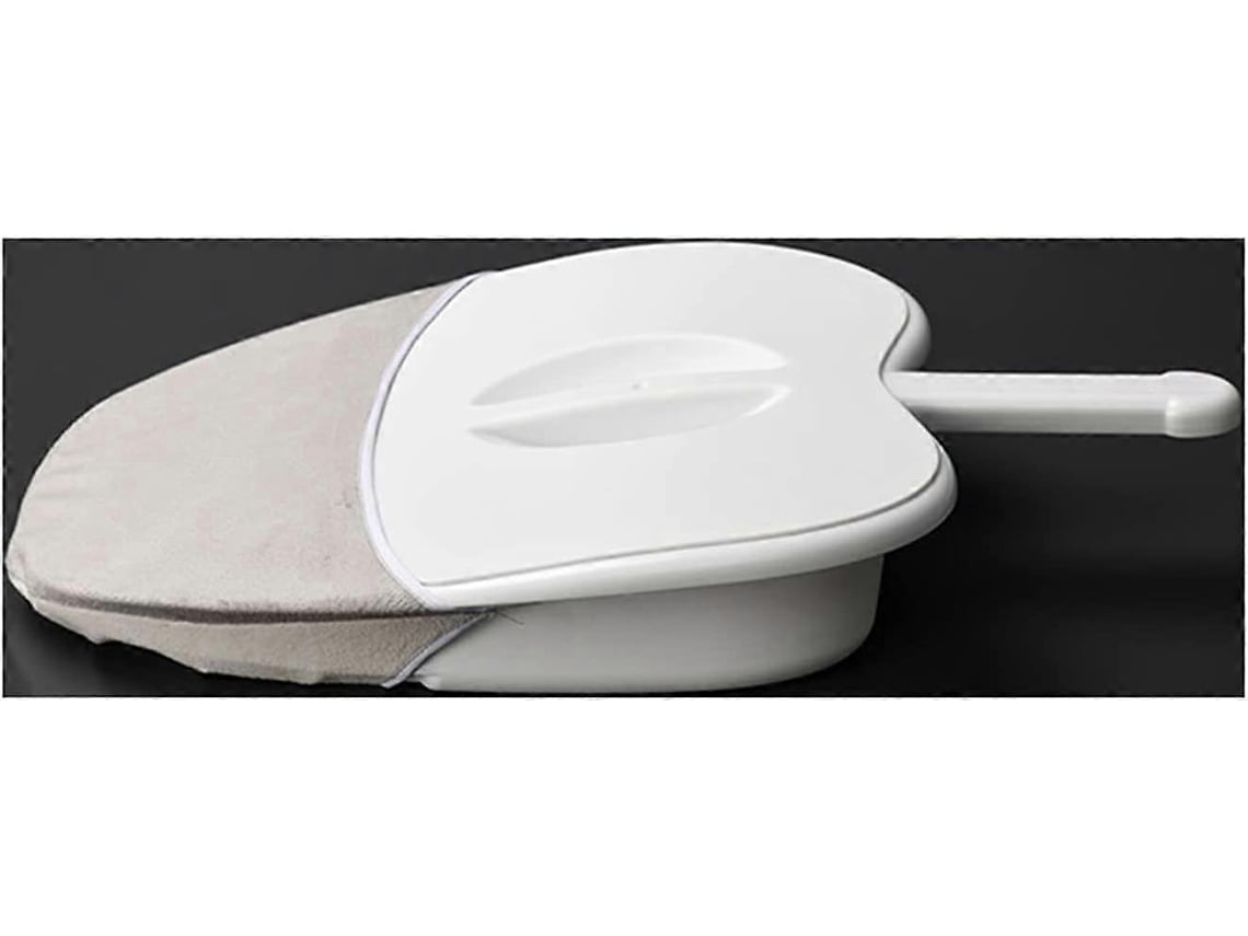 Omni-bedpan Adulto Con Tapa Diseño Ergonómico Soporta 200kg Material Suave Para Cuidado Nursing Y Hogar Blanco