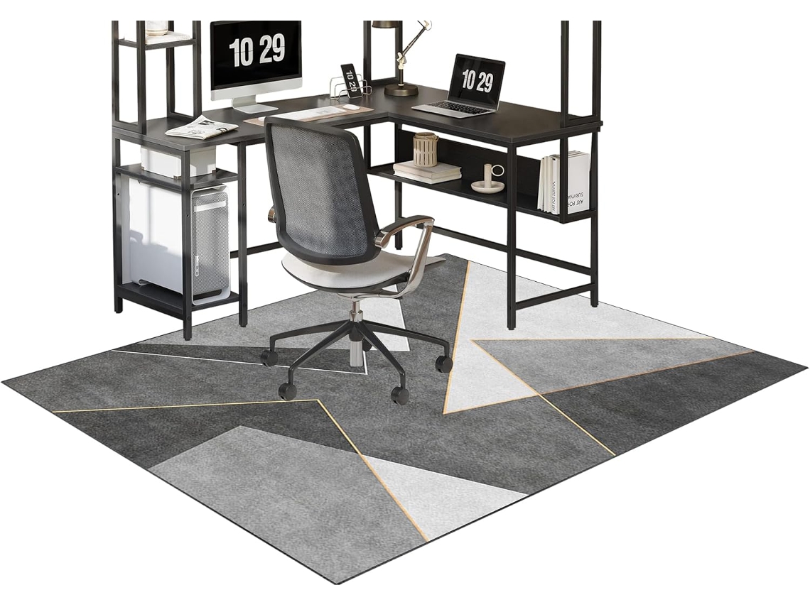 Alfombrilla antideslizante para silla de oficina, 70 x 100 cm, Xunzheng