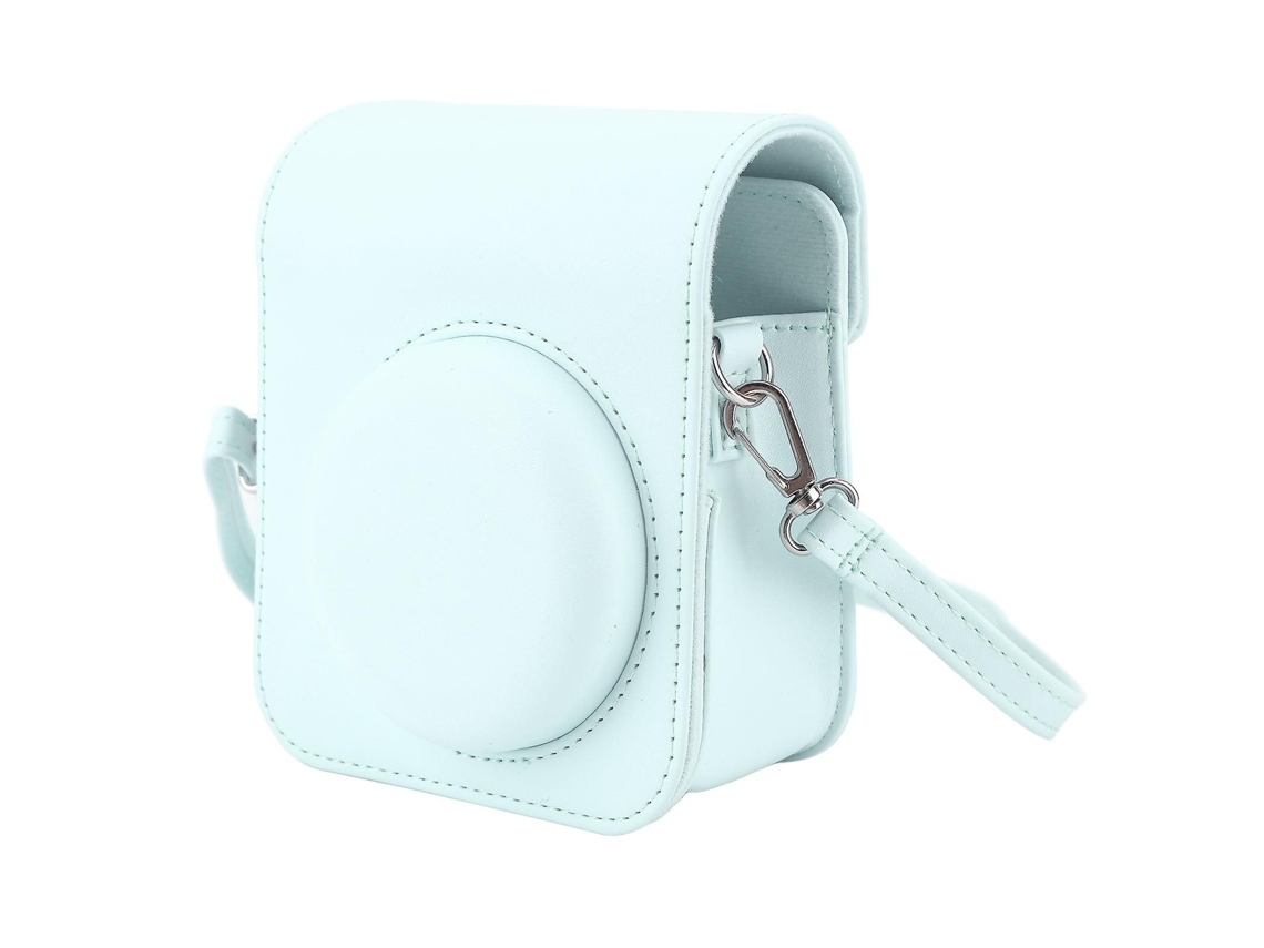 Funda protectora de PU para minicámara instantánea con correa ajustable para el hombro para cámara Fujifilm Instax Mini 12 TAISHENGDA