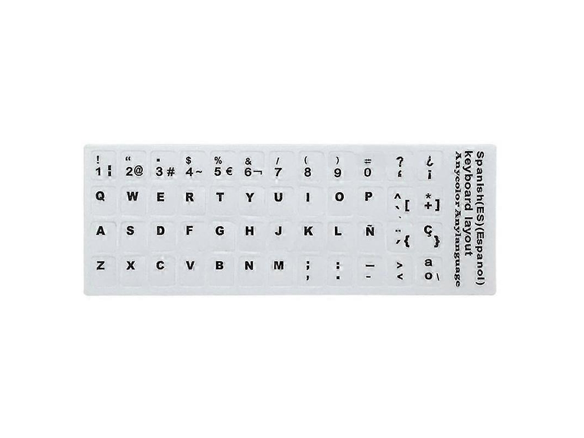 Pegatina para teclado español para portátil o de escritorio Ly Ebike