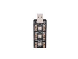 Cargador De Baterías Lipo Usb De 6 Canales 3.8v 2.5-4.35v Con Indicadores Led 0.2a/0.6a