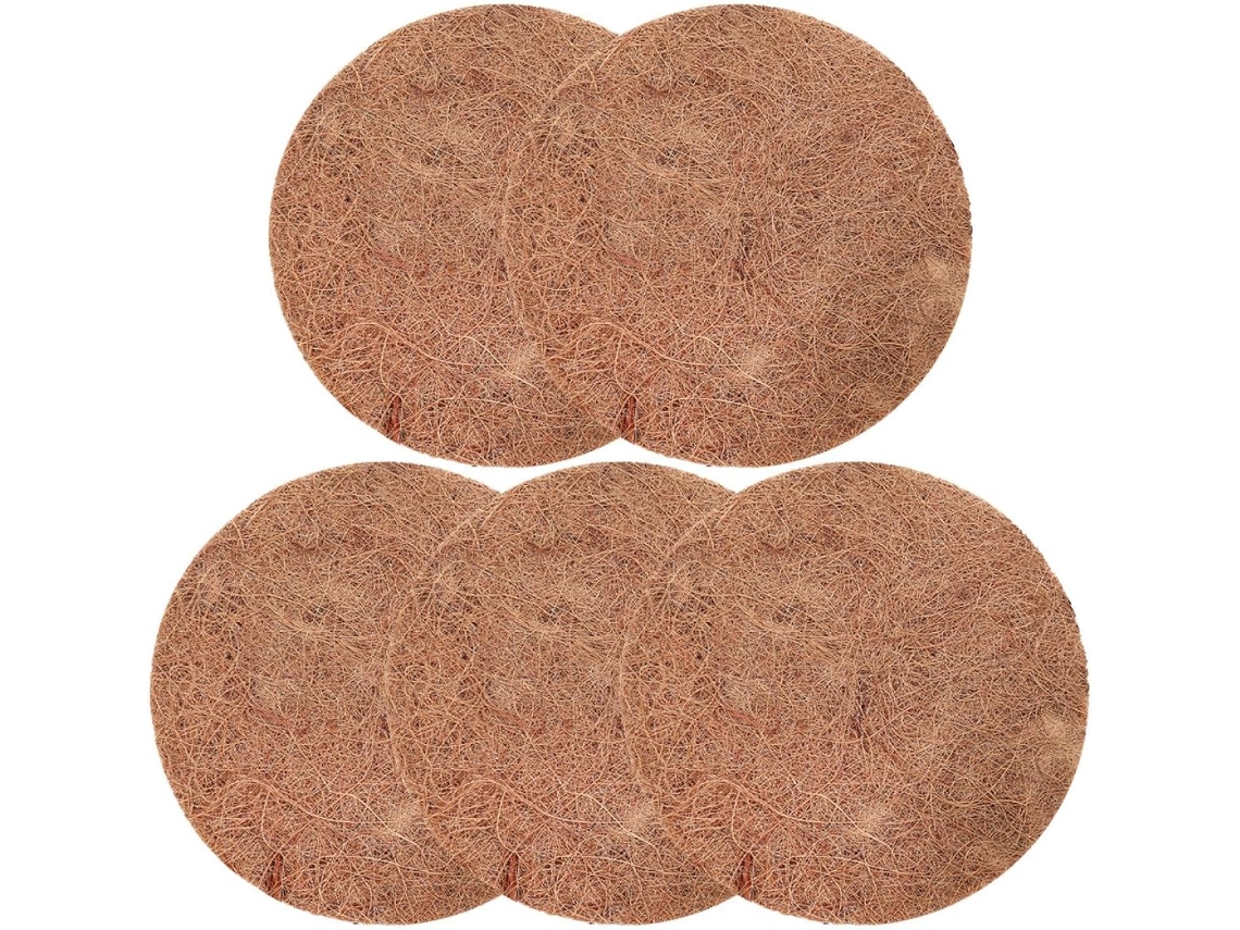 Esterillas De Fibra Natural Para Nidos De Palomas (5 Piezas)