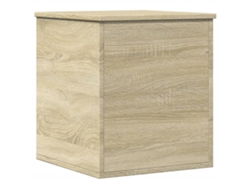 Caja de almacenaje MAISON EXCLUSIVE de madera de roble Sonoma (40x42x46 cm)