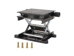 Mesa elevadora giratoria de 360° para laboratorio y carpintería.