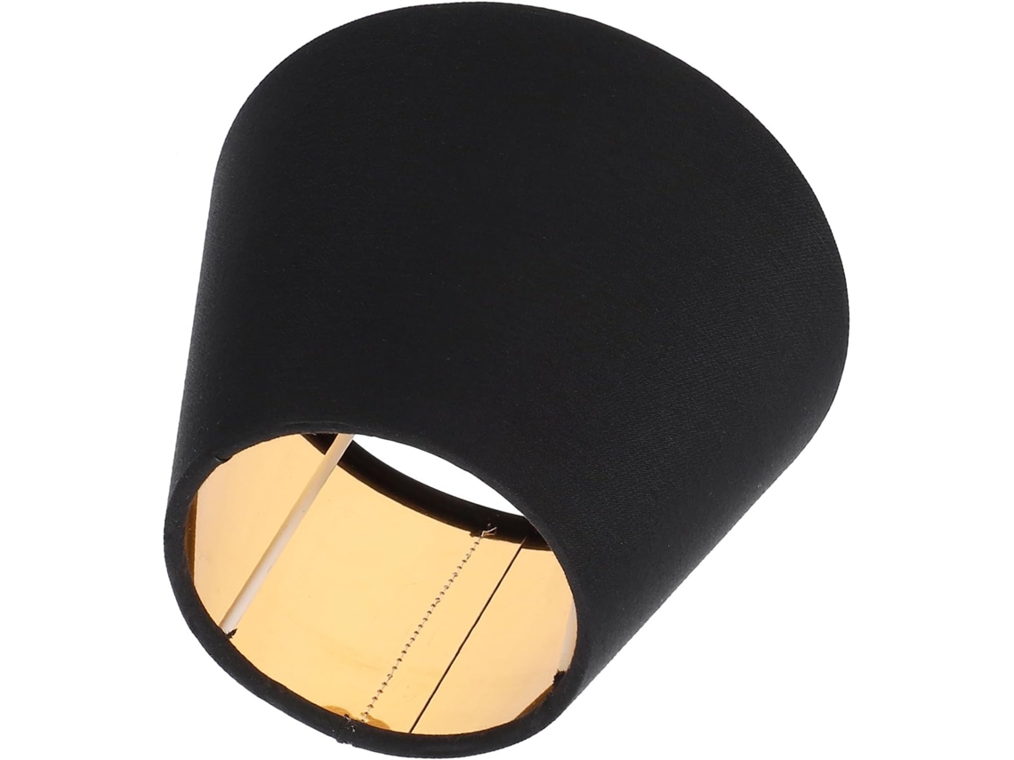 Protección Antirreflejos, Estilo Sencillo En Tela Negra E14 Para Lámpara Para Decoración De Sala De Estar O