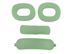 Juego Profesional De Tapones Para Los Oídos Y Fundas Para Auriculares De Silicona Verde Para Ios