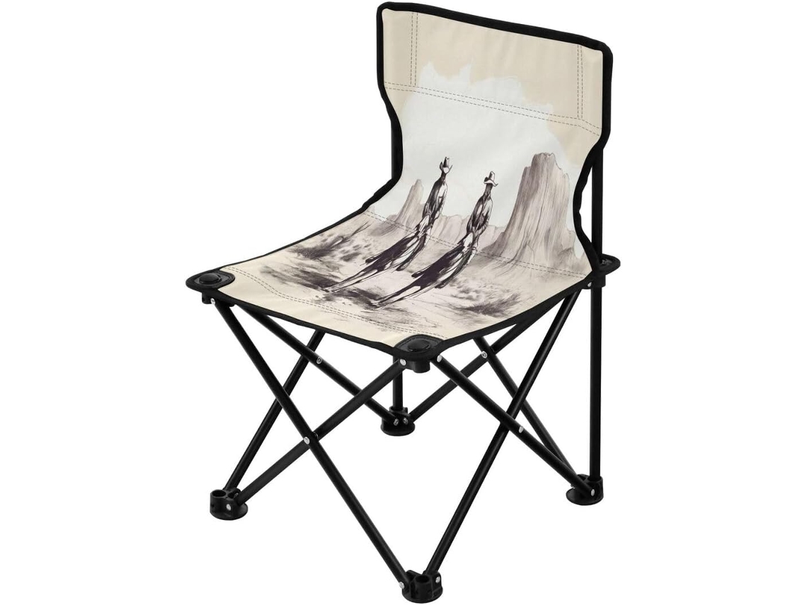 Silla Plegable Ligera Desert Tribe Resistente Duradera Portátil Fácil De Instalar