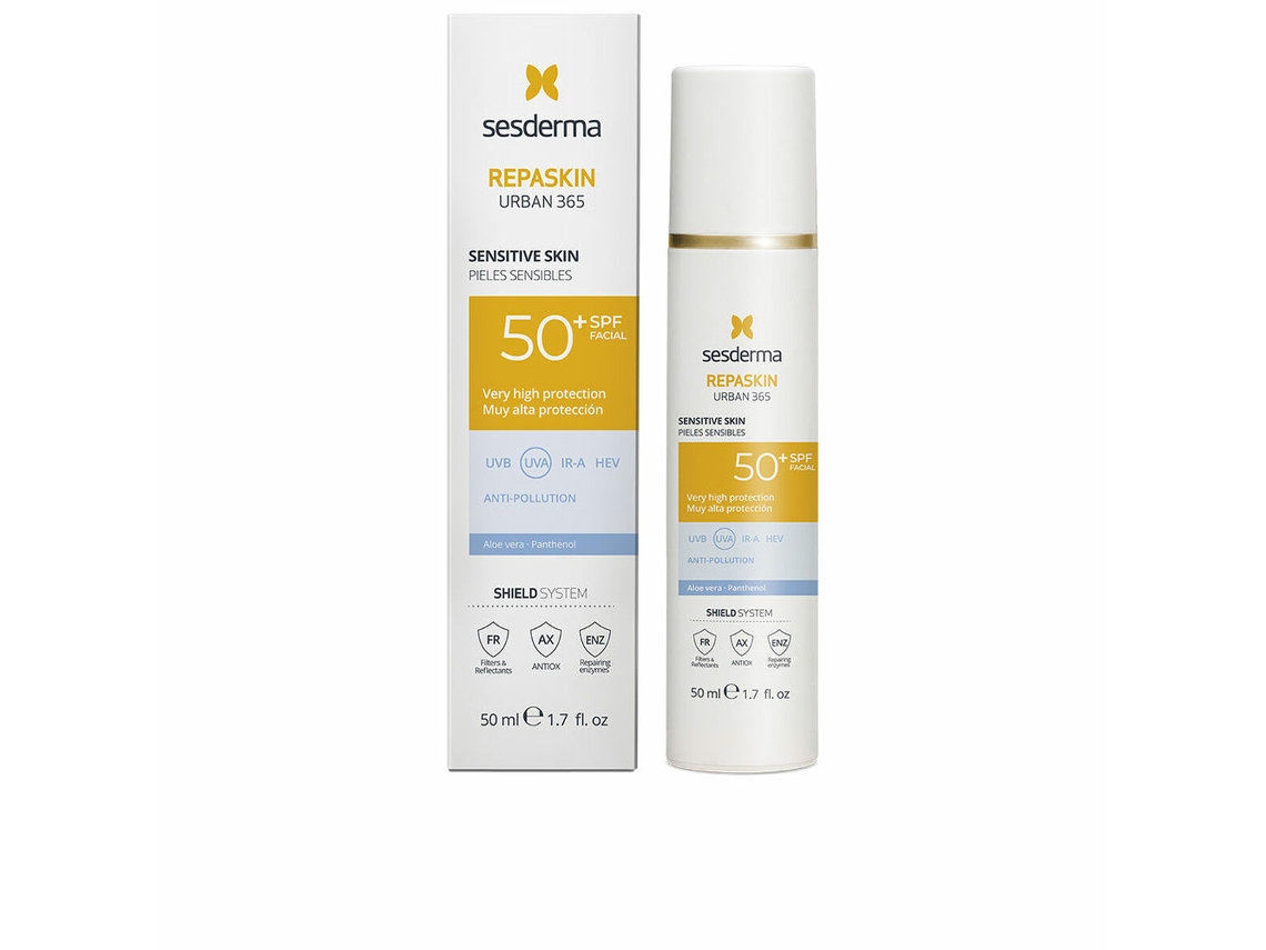 Protector Solar Facial SESDERMA Repaskin Urban 365 (50 ml - Piel Sensible - Spf 50+)