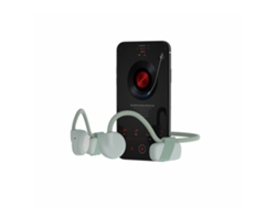 Fone De Ouvido Bone Conduction Bh318 Bluetooth 5.0 Sem Fio Resistente Ao Suor Com Microfone Para Esportes