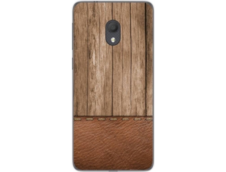 Carcasa Alcatel 1C (2019) TUMUNDOSMARTPHONE Madera 09 Multicolor