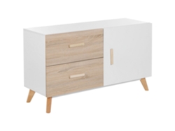 Aparador BELIANI Fili de MDF Madera clara 120x40x70