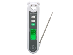 Termómetro Digital Plegable Con Pantalla Lcd Resistente Al Agua Y Sonda Para Carne. Medidor De Temperatura De -50 ℃ A 300 ℃.