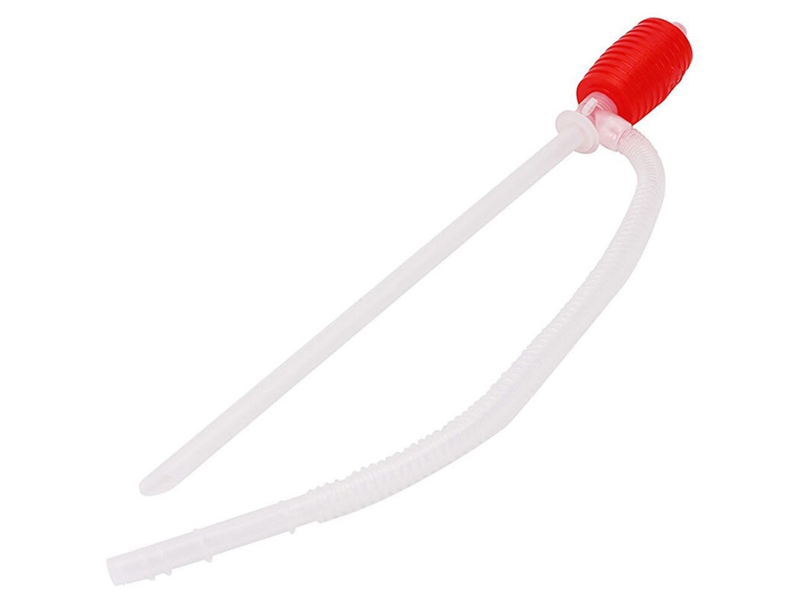 Bomba de sifón manual portátil, transfiere líquidos de forma segura desde contenedores a múltiples destinos, para productos químicos, ácidos concentrados y sol.
