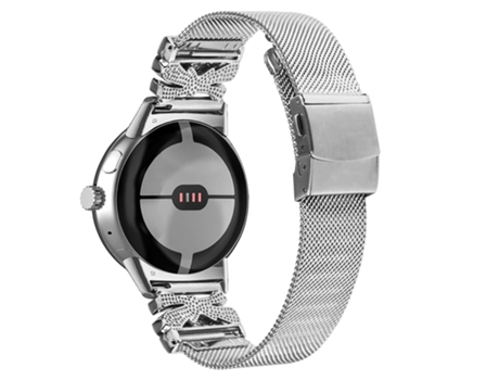 Pulseira de relógio de aço inoxidável para Google Pixel Watch1/2 Plata
