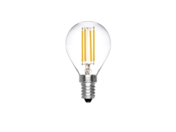 Mini bombilla LED esférica regulable de 6 W y 2700 K, E14