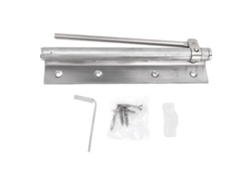 Cierrapuertas Hidráulico Ajustable De Acero Inoxidable Con Resorte Automático Para Puertas Residenciales Y Cortafuegos.
