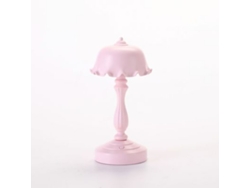 MEOIRUERY Lámpara de Mesa Rosa Retro Bonita Hoja de Loto Romántica USB para Dormitorio LD05