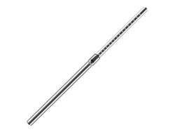Vacuum Extension Tube With Adjustable Telescopic Handle - 23.6 To 39.3 Inch Universal Dusting Clean