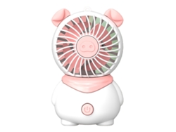 Ventilador silencioso portátil recargable por USB para aire fresco