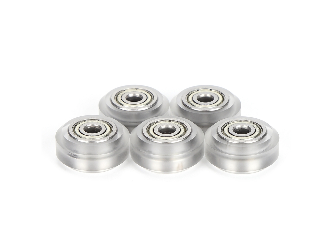 5 Piezas Poleas Pom Con Rodamiento 625zz Ruedas Pasivas Para Impresora 3d Blanca