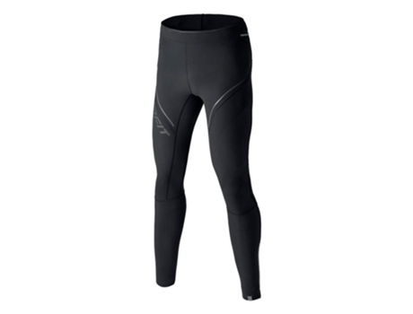 Pantalones Ajustados para Hombre DYNAFIT Malla Winter Running Negro para Corrida (XL)