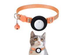Rastreador De Animales, Localizador Global Gps Antipérdida Compatible Con Dispositivos Apple (naranja) Cuich