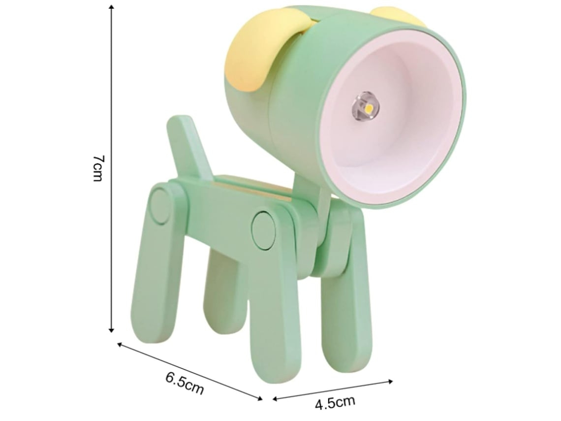 Luz de noche para perros pequeños, luz de noche portátil, ajustable, para aprender a dormir. Accesorios. USHION