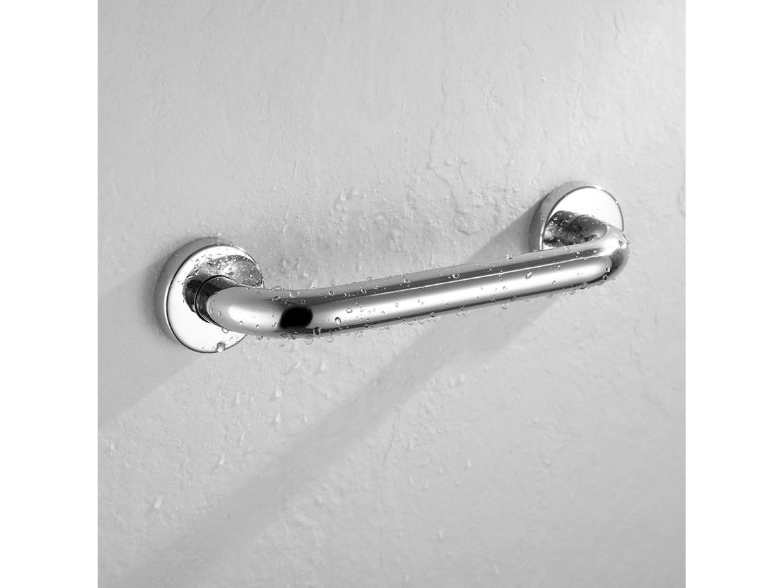 Kibath Asa De Seguridad De Baño 40 Cm Acabado Cromo Brillo Fabricado En Acero Inoxidable