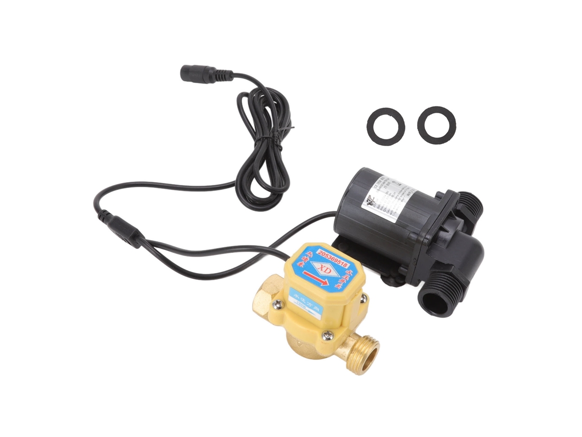 Bomba de presión solar silenciosa para Aqua Caliente con interruptor de flujo de 6 V y 24 V