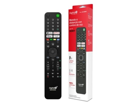 Control remoto con control de voz para televisión SONY, DIGIVOLT SO-65MIC NEGRO