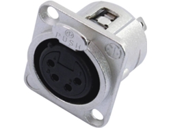 Juego NEUTRIK Xlr Mounting Socket 4Pin Nc4Fdl-1