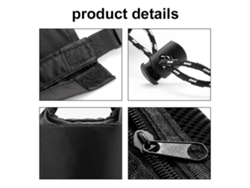 Bolsa De Almacenamiento De Malla De Nailon Con Cordón Para Viajes, Camping, Para Organizar El Teléfono Móvil, Las Gafas Y Los Auriculares.