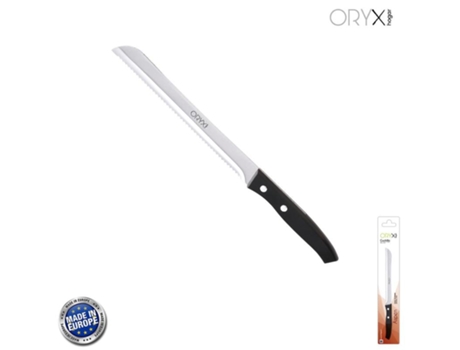 Cuchillo de Cocina Aspen Panero Hoja Acero Inoxidable 19 cm Negro ORYX