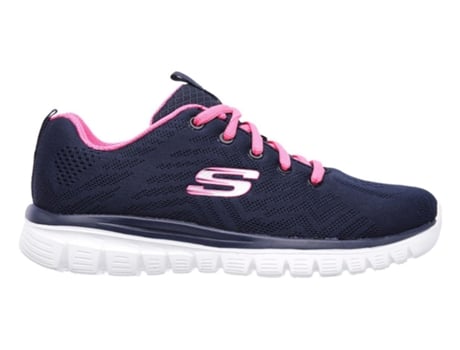 Zapatillas Skechers Graceful-Get Connected Azul Marino/Rosa