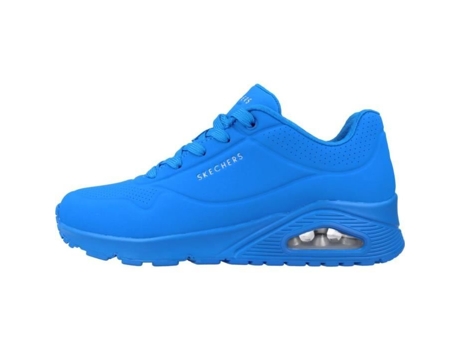 Zapatillas de Mujer SKECHERS Cadarços Plano Azul (41)