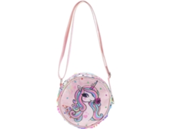 Bolsa De Ombro Nuobesty Rosa Com Lantejoulas Em Formato De Unicórnio, Modelo Banana, Para Meninos E Meninas.