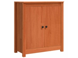 Maison Exclusive - Vitrina Marrón Cera 70 X 35 X 80 Cm Madera De Pino Macizo