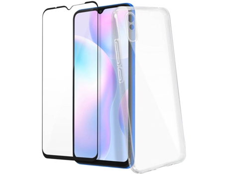 Carcasa + Protector Xiaomi Redmi 9A AVIZAR Negro