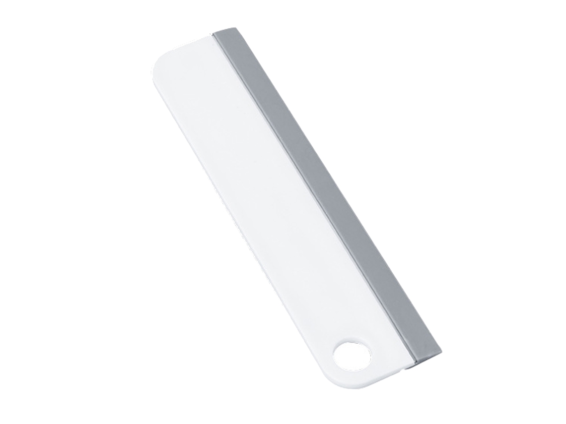 Raspador De Cristales Para Coches Y Ventanas, Con Hoja De Agua, Limpieza Eficaz, Multiusos, Duradero, Pp+tpr, Blanco/gris