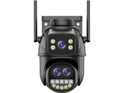Cámara Ip Wifi 4k Hd De 8 Mp Para Uso En Exteriores, Zoom 8x, Triple Lente, Doble Pantalla.