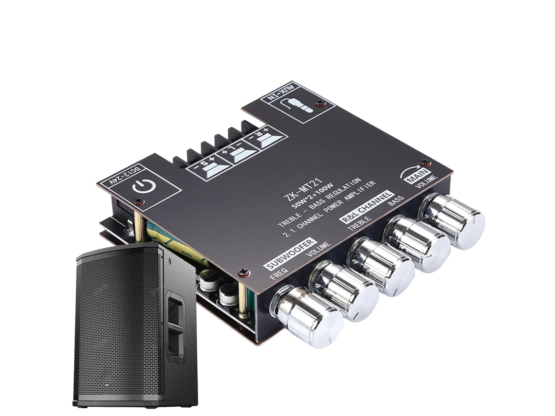Placa Amplificadora De Audio | Módulo Amplificador De Altavoz De 2 A 1 Canales