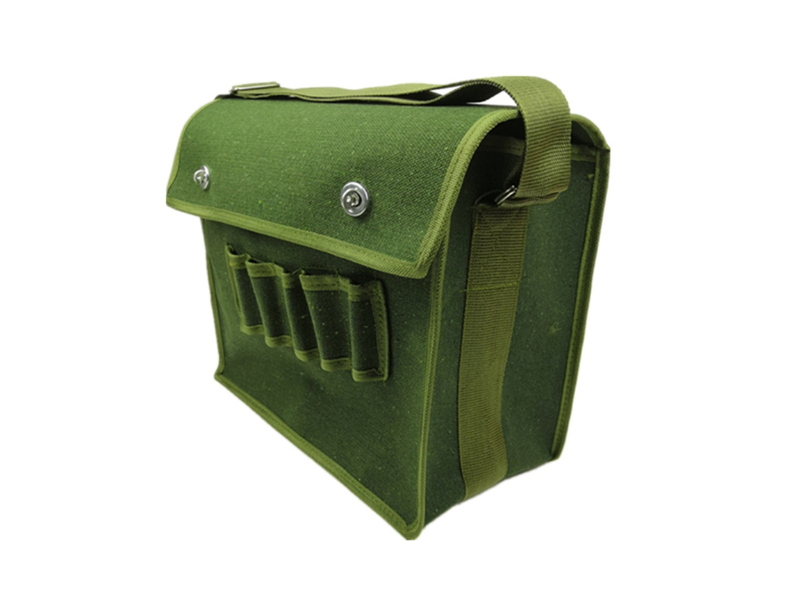Bolsa De Herramientas Multifuncional De Lona Con Gran Capacidad Para Transporte Y Mantenimiento.