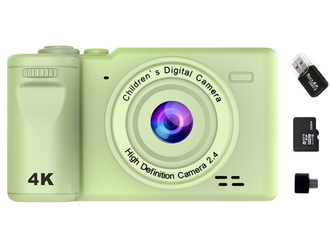 Cámara digital CCD de doble lente YUNZII (verde)