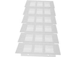 Juego de 6 rejillas de malla transpirable para muebles, unidades de ventilación rectangulares Gokoco